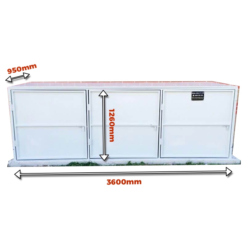 Enviromental rubbish bin cage